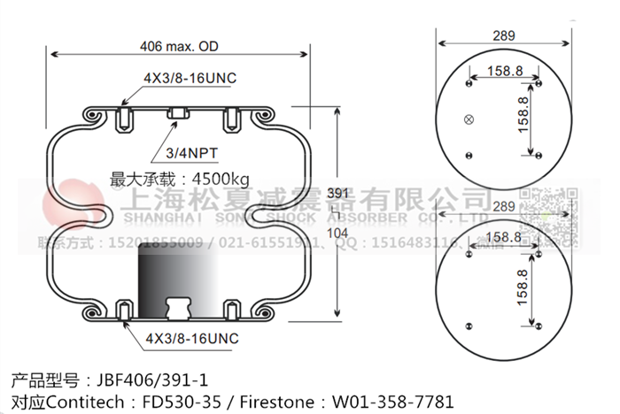 JBF406/391-2橡膠<a href='http://qolybup.cn/' target='_blank'><u>空氣彈簧</u></a>